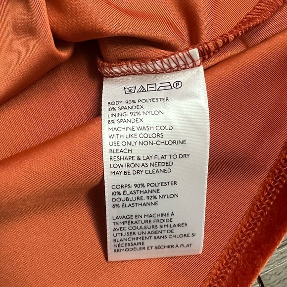 Urban Outfitters Orange Velvet Faux Wrap Romper Size XS - Picture 6 of 7